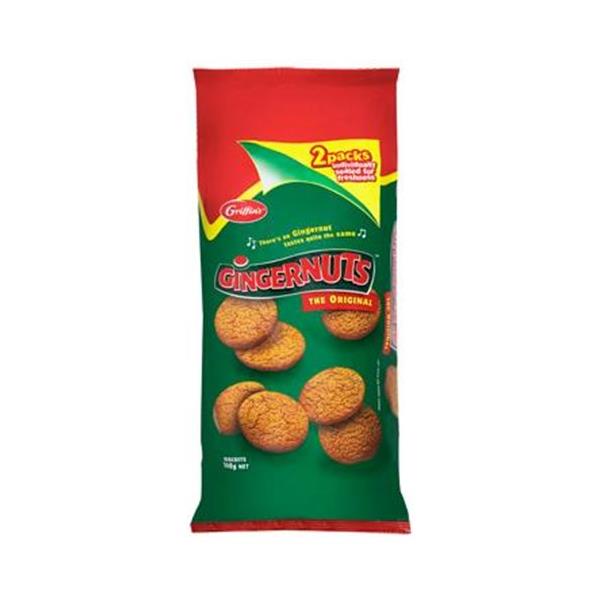 Griffins Ginger Biscuits Gingernuts Twin Pack 500g