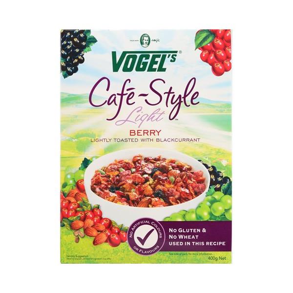 Vogel's Vogels Cafe Style Light Muesli Berry 400g