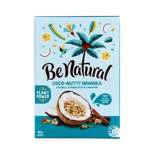 Be Natural Coco-nutty Cereal Almond Spelt & Cinnamon 450g