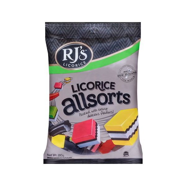 Rjs Licorice Allsorts 280g Prices FoodMe