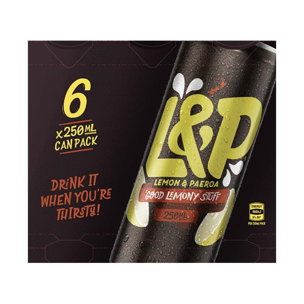 L&P Soft Drink 1500ml (250ml x 6pk)