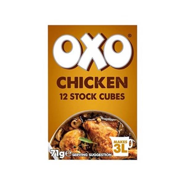Oxo Stock Chicken Cubes 71g (5.92g x 12pk)