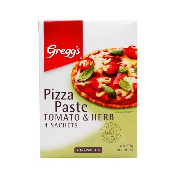 Gregg's Pizza Sauce Tomato & Herb Paste 200g (50g x 4pk)