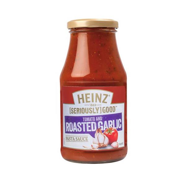 Heinz Seriously Good Pasta Sauce Tomato & Roast Garlic 525g