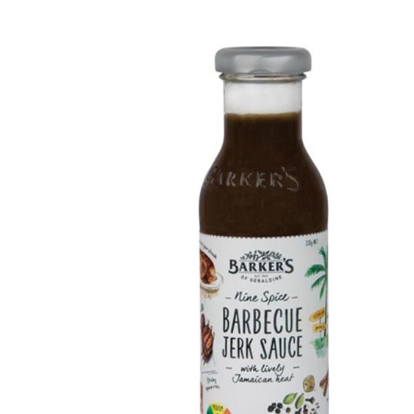 Barker's Bbq Sauce Nine Spice Jerk 330g