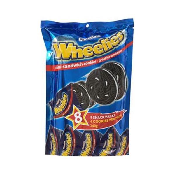 Wheelies Creme Filled Chocolate 240g (30g x 8pk)