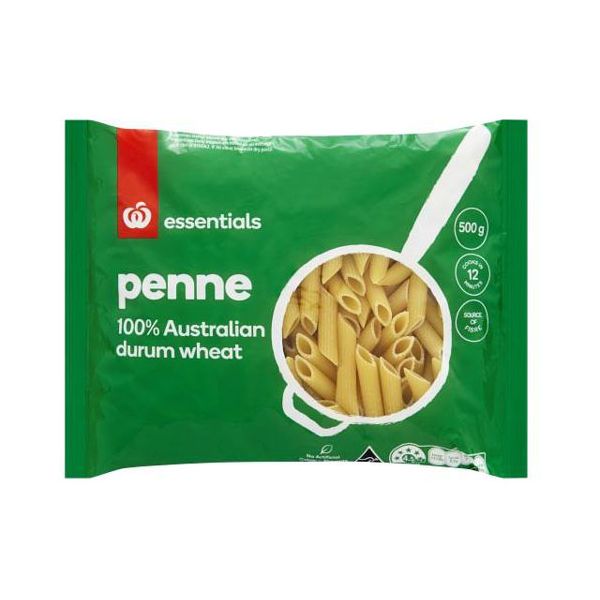 Essentials Pasta Penne Ribbed 500g Prices FoodMe