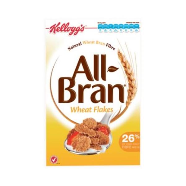 Kelloggs All Bran Cereal Wheat Flakes 330g