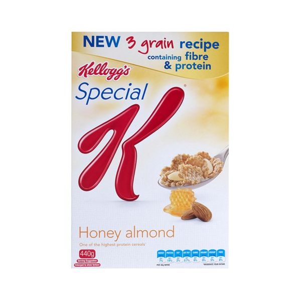 Kelloggs Special K Cereal Honey Almond 440g Prices FoodMe