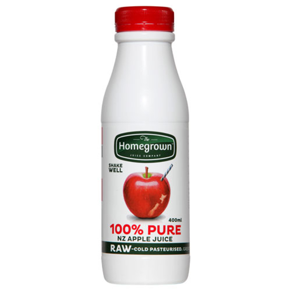 Homegrown Chilled Juice Apple single bottle 400ml