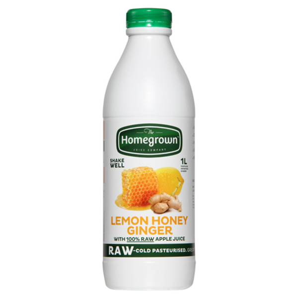 Homegrown Chilled Juice Lemon Honey & Ginger 1l
