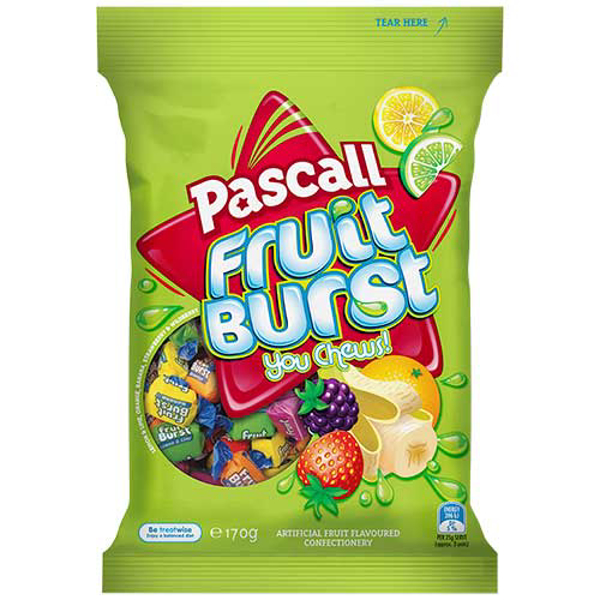 Pascall Mixtures Fruit Bursts 170g