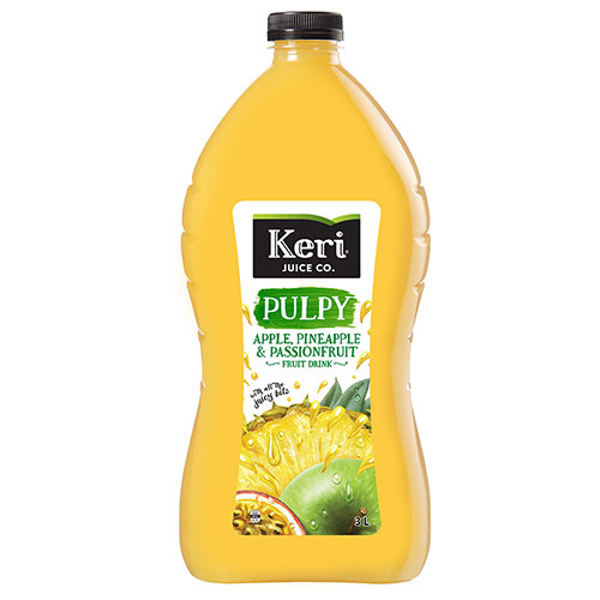 Keri Pulpy Apple Fruit Juice Pineapple & Passionfruit 3l