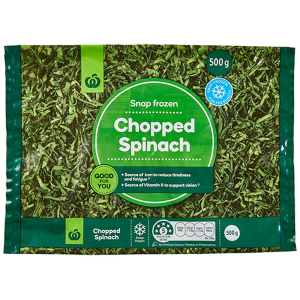 Countdown Spinach Chopped 500g