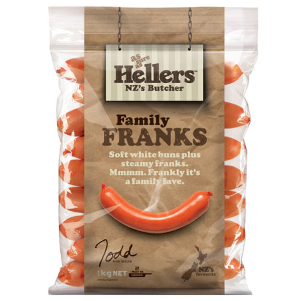 Hellers Frankfurters Family 1kg