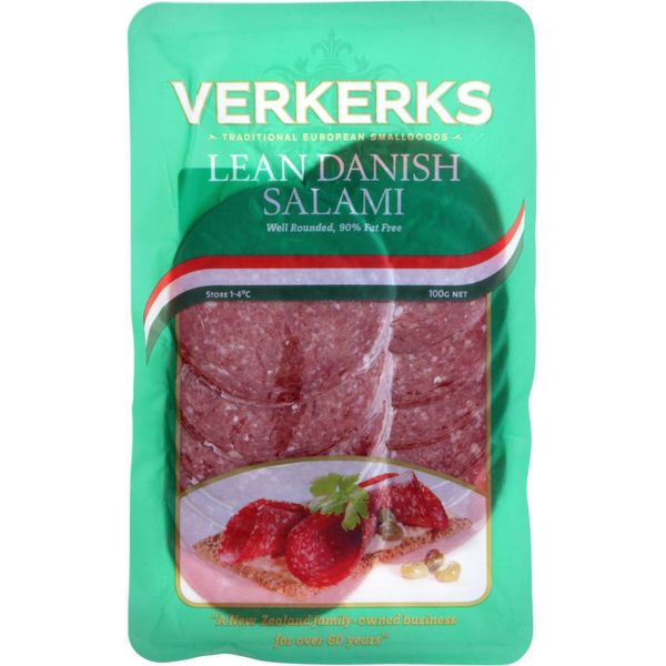 Verkerks Salami Sliced Lean Danish (Mild) Package type Prices FoodMe