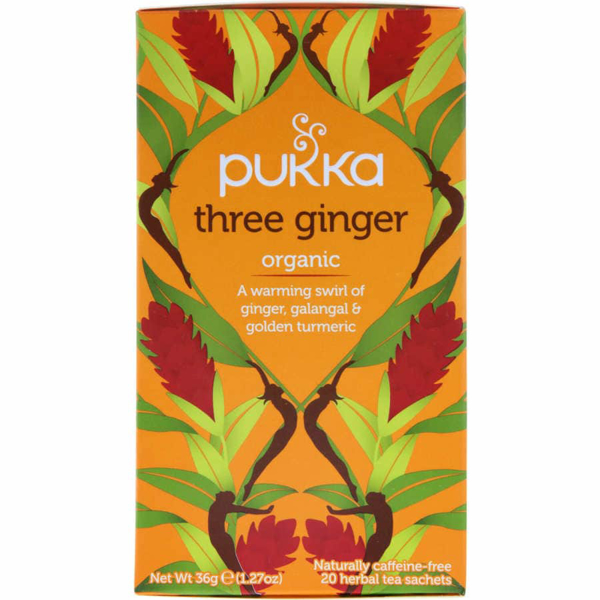 Pukka Tea Bags Three Ginger 20ea