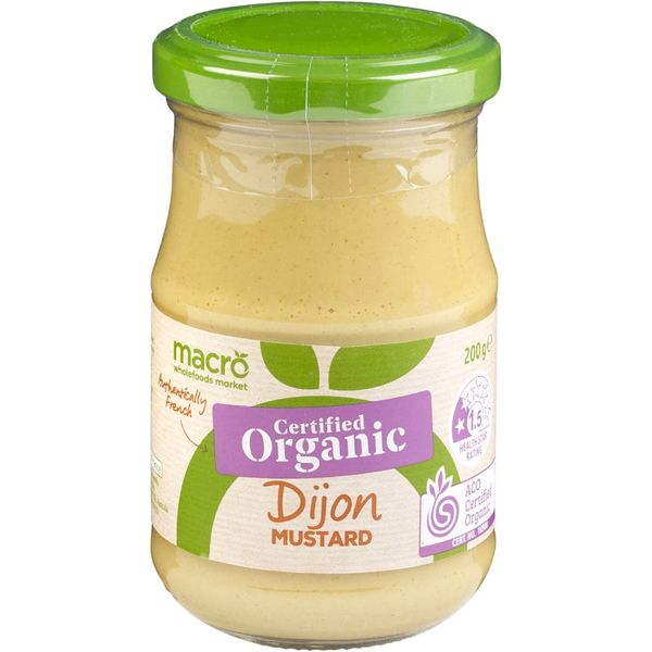 Macro Organic Mustard Dijon 200g Prices FoodMe