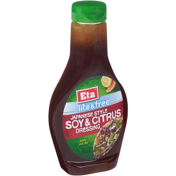 Eta Lite & Free Salad Dressing Japanese Style Soy & Citrus 250ml Prices