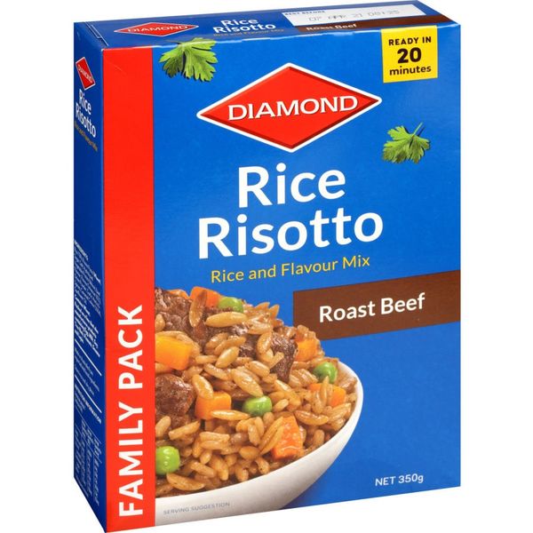 Diamond Rice Risotto Rice Dish Roast Beef 350g Prices FoodMe