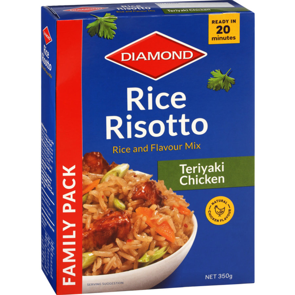 Diamond Rice Risotto Rice Dish Teriyaki Chicken 350g