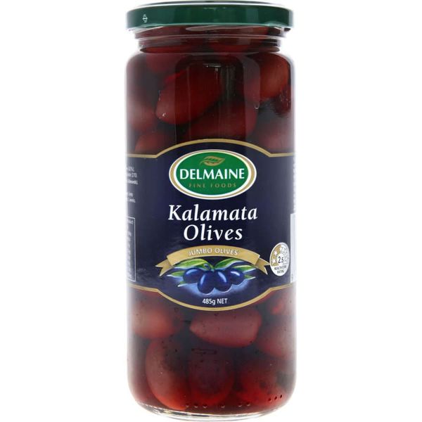 Delmaine Olives Jumbo Kalamata 500g Prices FoodMe