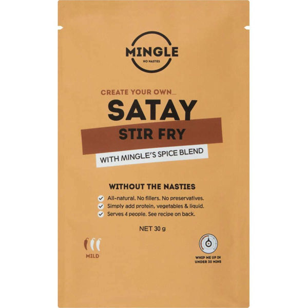 Mingle Recipe Base Satay Package type