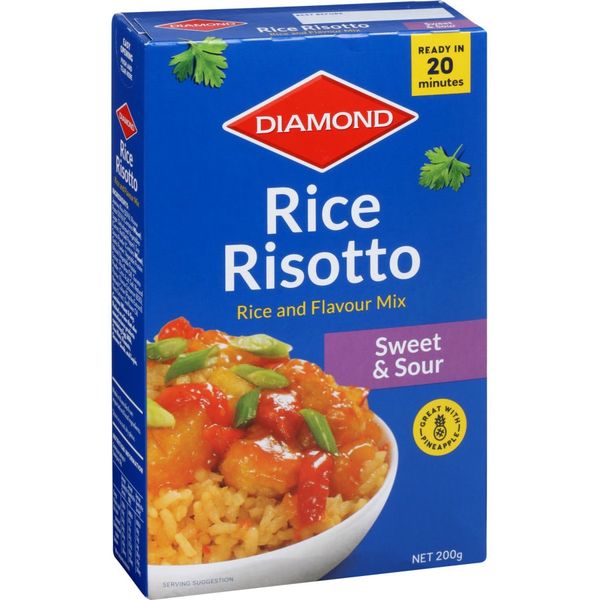 Diamond Rice Risotto Rice Dish Sweet & Sour 200g Prices FoodMe