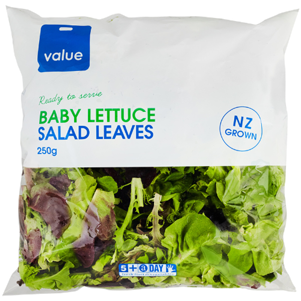 Value Baby Leaf Lettuce 250g