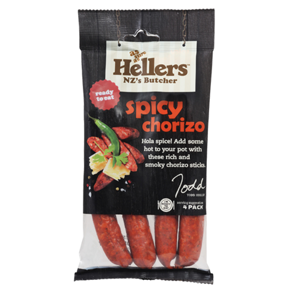 Hellers Spicy Chorizo 4ea