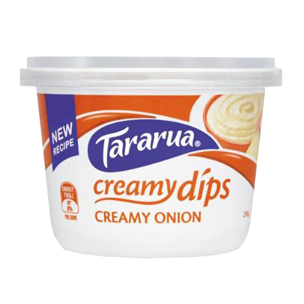 Tararua Dairy Co Creamy Onion Dip 250g