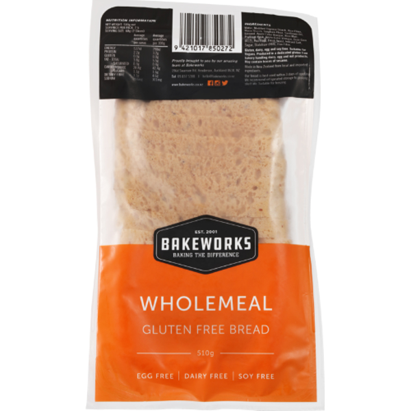 Bakeworks Liberte Gluten Free Wholemeal Bread 510g