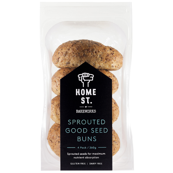 Home St. Sprouted Good Seed Buns 360g