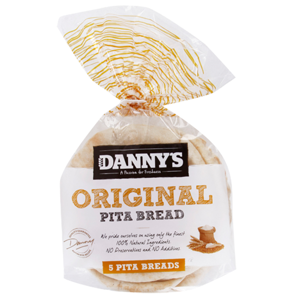 Dannys Original Pita Bread 5ea