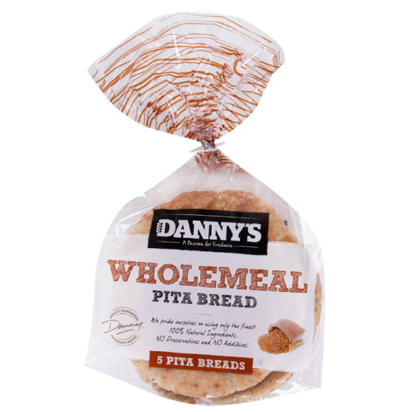 Danny's Wholemeal Pita Bread 5ea
