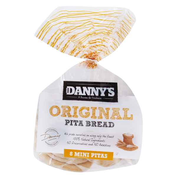 Danny's Mini Original Pita Bread 8ea