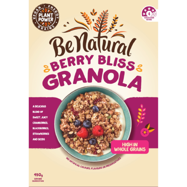 Be Natural Berry Bliss Granola 450g