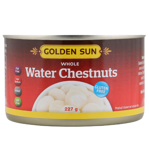 Golden Sun Whole Water Chestnuts 227g