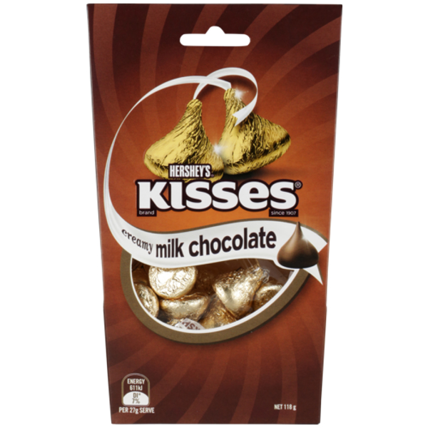 Hershey's Creamy Milk Chocolate Kisses 118g