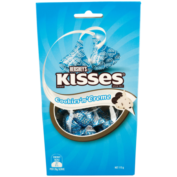 Hershey's Cookie's n Cream Chocolate Kisses 115g