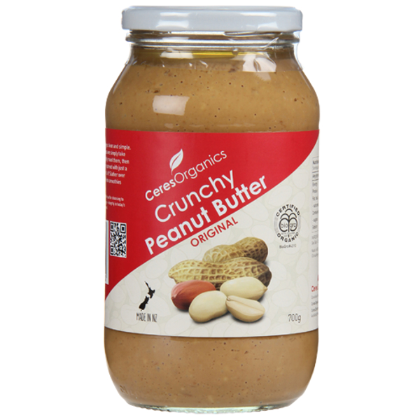 Ceres Organics Crunchy Peanut Butter 700g