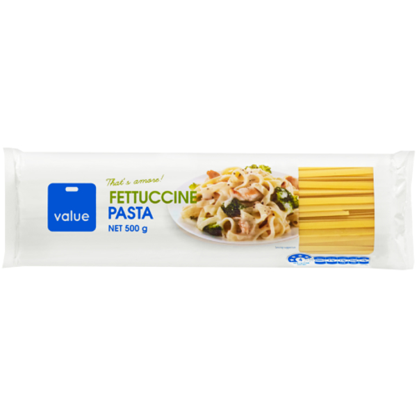 Value Dry Fettucine Pasta 500g