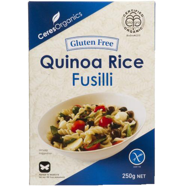 Ceres Organics Gluten Free Quinoa Rice Fusilli 250g