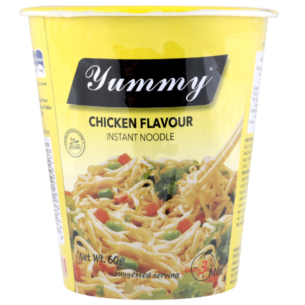 Yummy Chicken Instant Noodle Cup 60g Prices - FoodMe