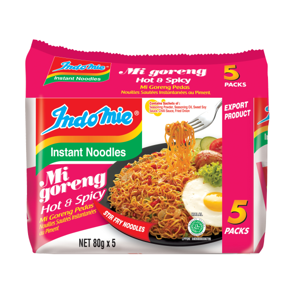 Indomie Mi Goreng Hot & Spicy Instant Noodles 5pk Prices FoodMe