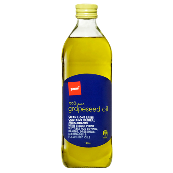 Pams 100% Pure Grapeseed Oil 1l