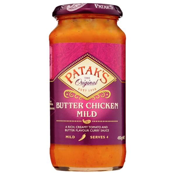 Patak's Butter Chicken Mild Simmer Sauce 450g Prices - FoodMe