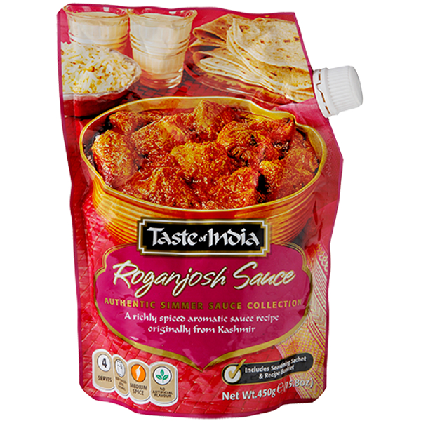 Taste Of India Roganjosh Sauce Simmer Sauce 425g