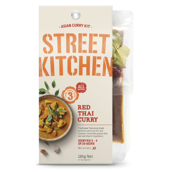 Street Kitchen Red Thai Curry Asian Curry Kit 285g