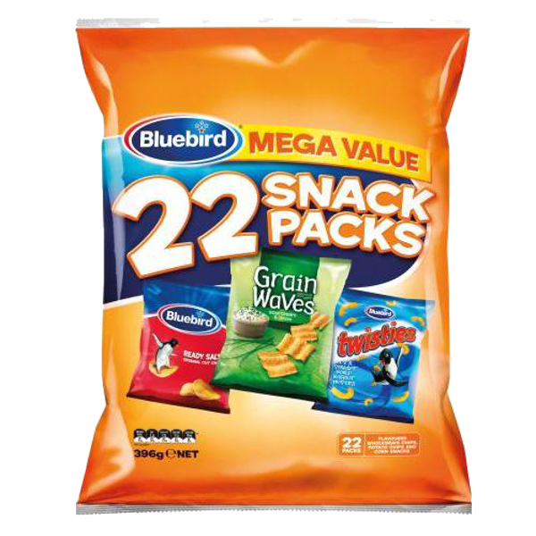 Bluebird Mega Value Mixed Snack Packs 22pk